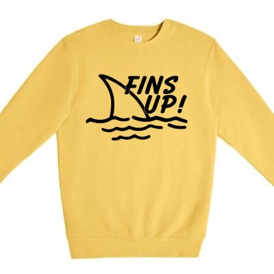 Fins Up Premium Crewneck Sweatshirt