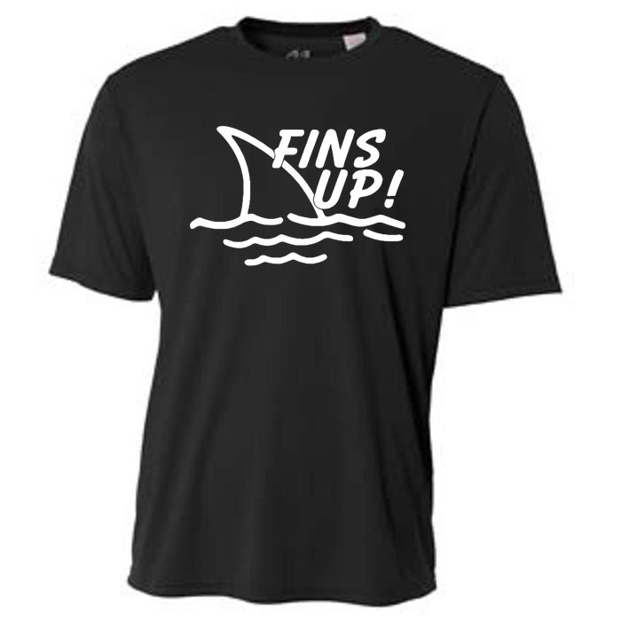 Fins Up Cooling Performance Crew T-Shirt