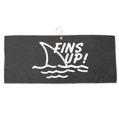 Fins Up Large Microfiber Waffle Golf Towel