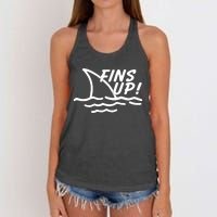 Fins Up Women's Knotted Racerback Tank