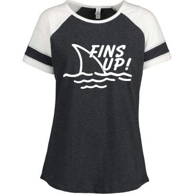 Fins Up Enza Ladies Jersey Colorblock Tee