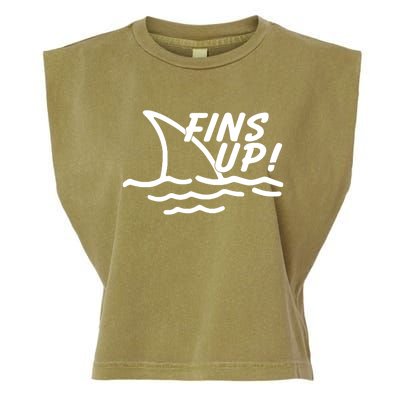 Fins Up Garment-Dyed Women's Muscle Tee