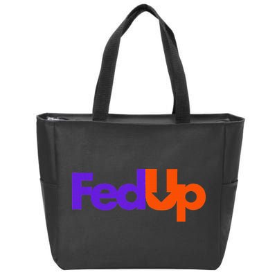 Fed Up Zip Tote Bag
