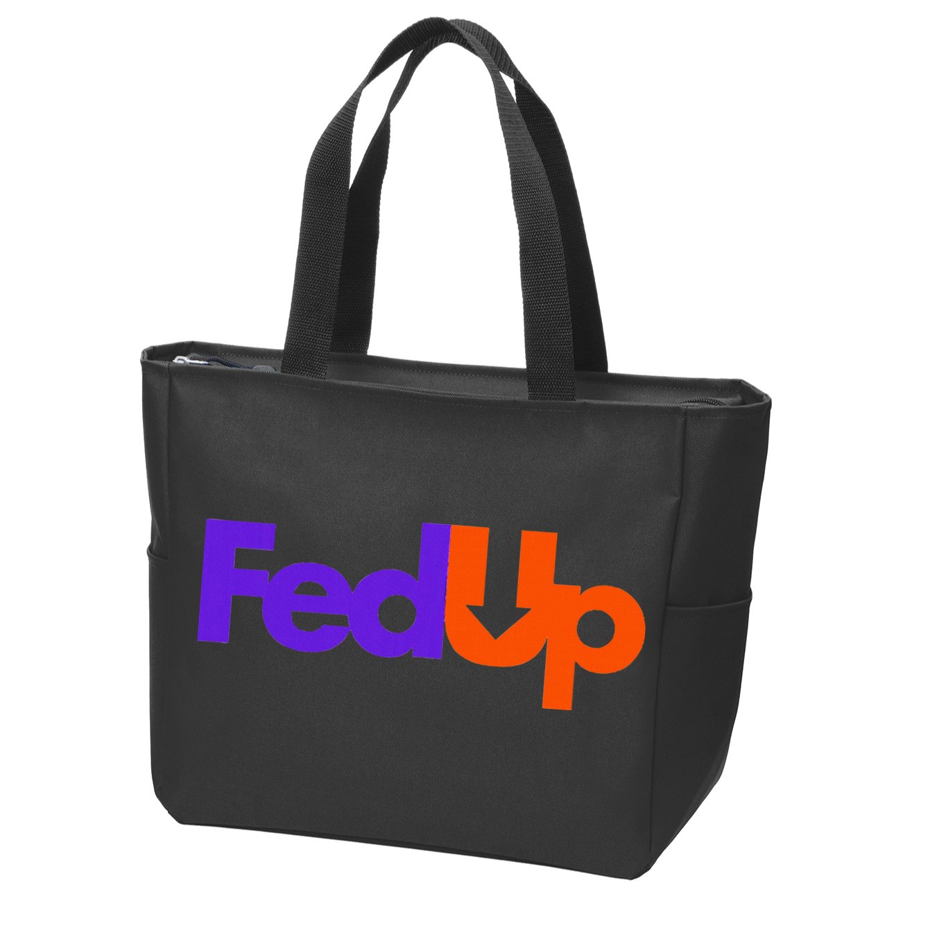 Fed Up Zip Tote Bag