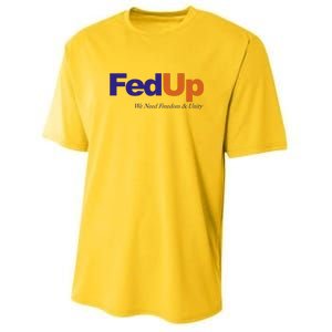 Fed Up Youth Performance Sprint T-Shirt