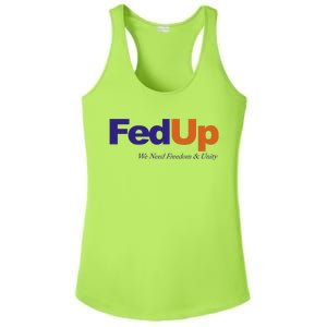 Fed Up Ladies PosiCharge Competitor Racerback Tank