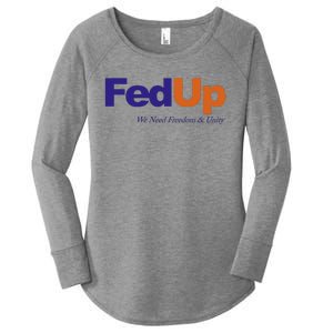 Fed Up Women's Perfect Tri Tunic Long Sleeve Shirt