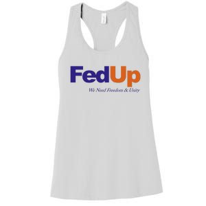 Fed Up Women's Racerback Tank