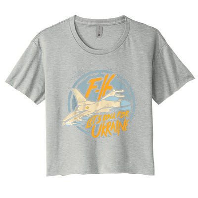 F16 Ukraine Women's Crop Top Tee