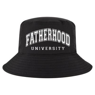 Fatherhood University Funny Gift For Dad Cool Comfort Performance Bucket Hat