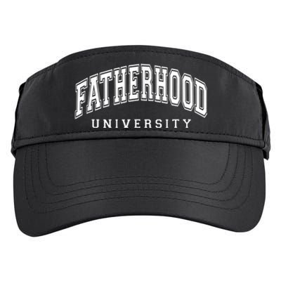 Fatherhood University Funny Gift For Dad Adult Drive Performance Visor