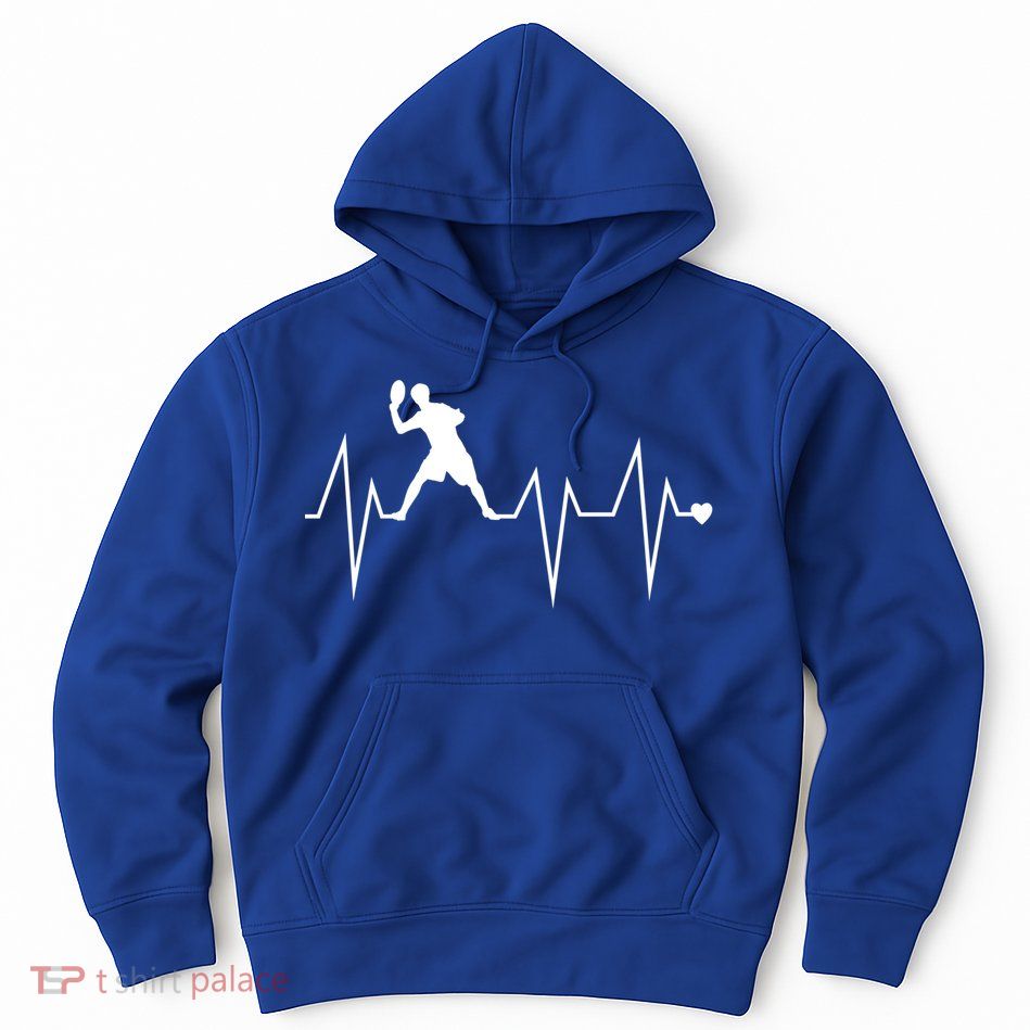 Funny Ultimate Frisbee Player Heartbeat Heart Pulse Rate Ekg Gift Hoodie