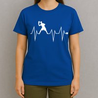 Funny Ultimate Frisbee Player Heartbeat Heart Pulse Rate Ekg Gift T-Shirt