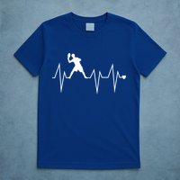 Funny Ultimate Frisbee Player Heartbeat Heart Pulse Rate Ekg Gift T-Shirt