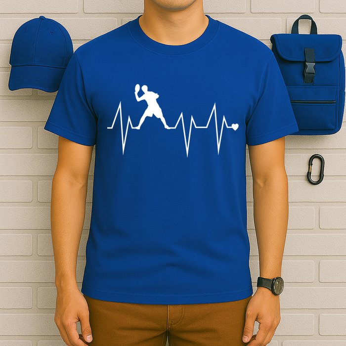 Funny Ultimate Frisbee Player Heartbeat Heart Pulse Rate Ekg Gift T-Shirt