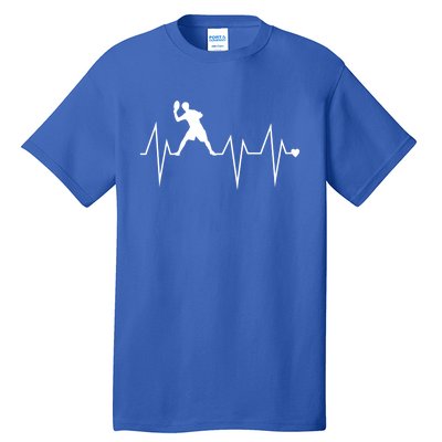 Funny Ultimate Frisbee Player Heartbeat Heart Pulse Rate Ekg Gift Tall T-Shirt