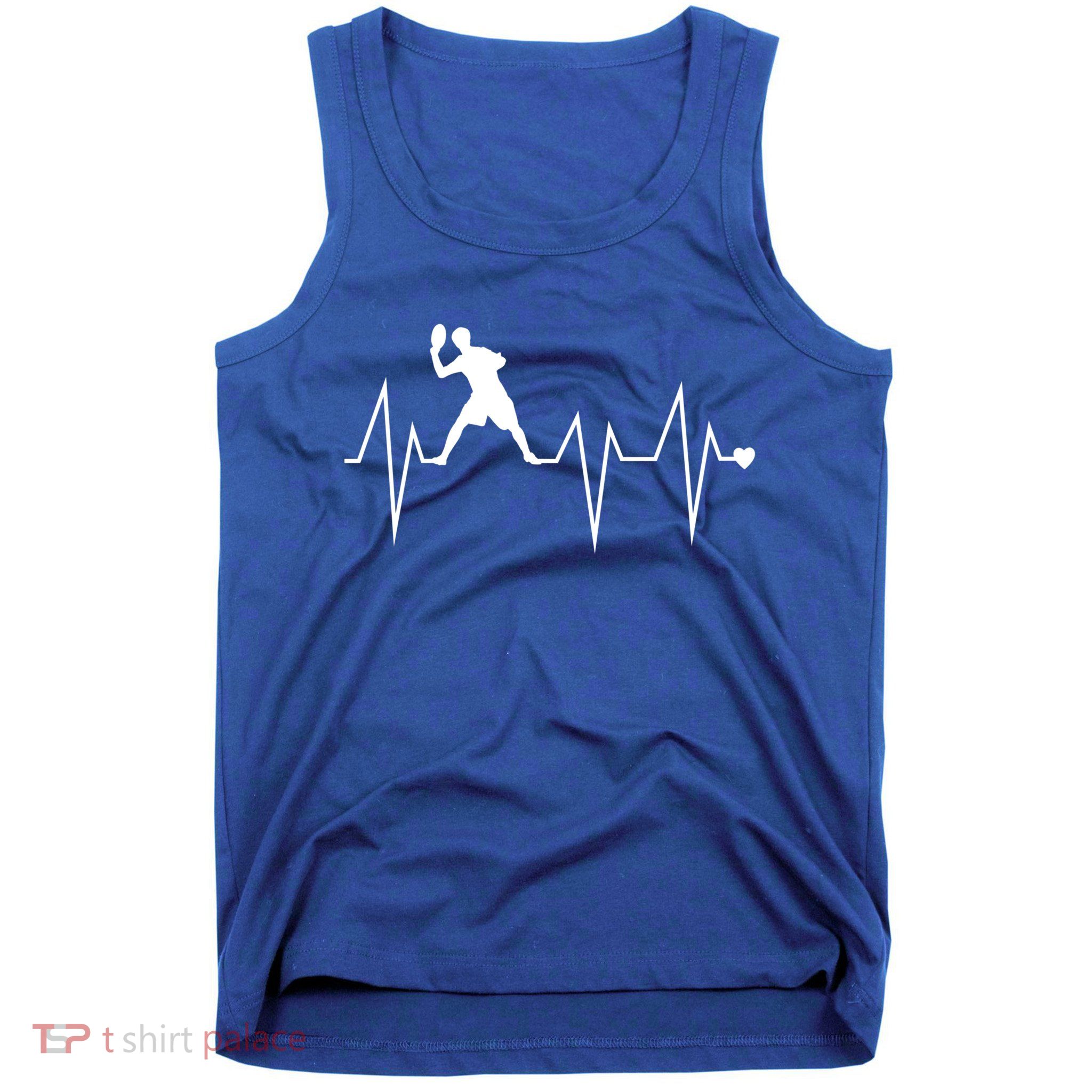 Funny Ultimate Frisbee Player Heartbeat Heart Pulse Rate Ekg Gift Tank Top