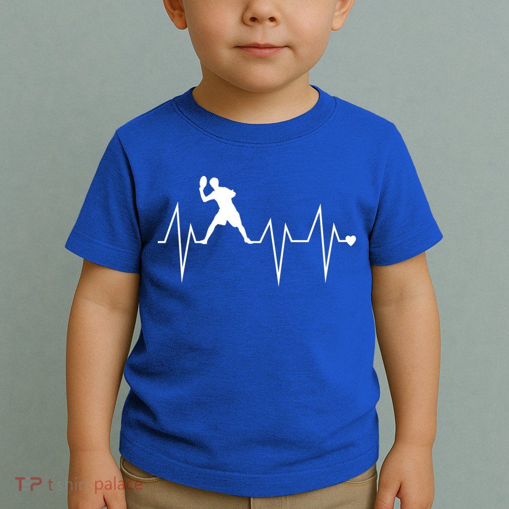 Funny Ultimate Frisbee Player Heartbeat Heart Pulse Rate Ekg Gift Toddler T-Shirt