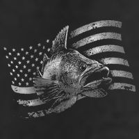 Fishing USA Flag Walleye Adult Drive Performance Visor