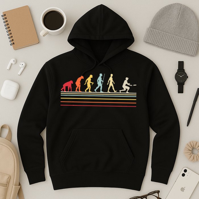 Funny Ultimate Frisbee Player Evolution Hoodie