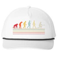 Funny Ultimate Frisbee Player Evolution Snapback Five-Panel Rope Hat