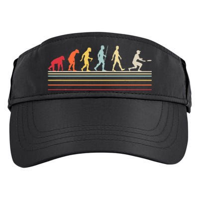 Funny Ultimate Frisbee Player Evolution Adult Drive Performance Visor