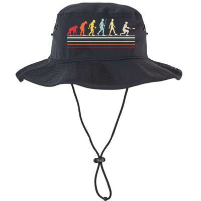 Funny Ultimate Frisbee Player Evolution Bucket Hat