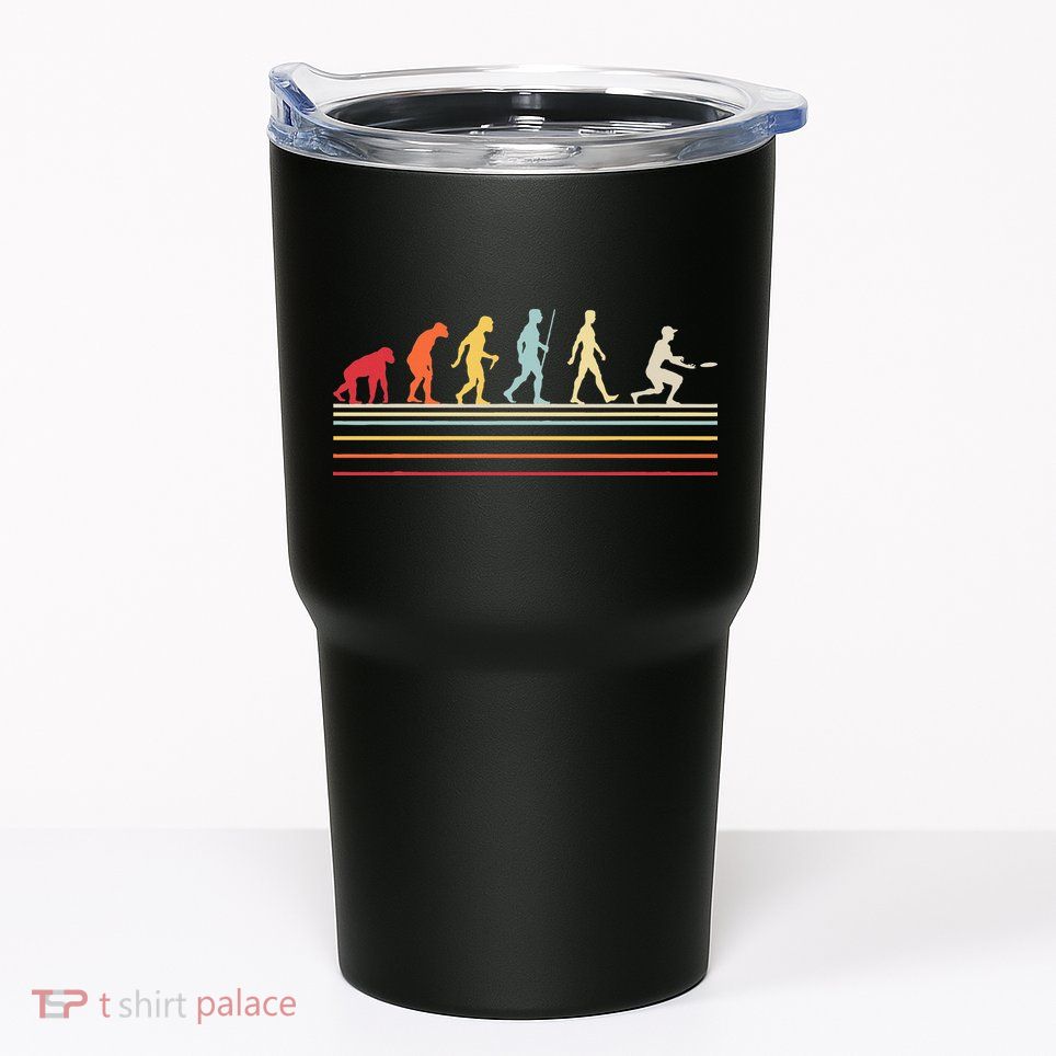 Funny Ultimate Frisbee Player Evolution Tumbler