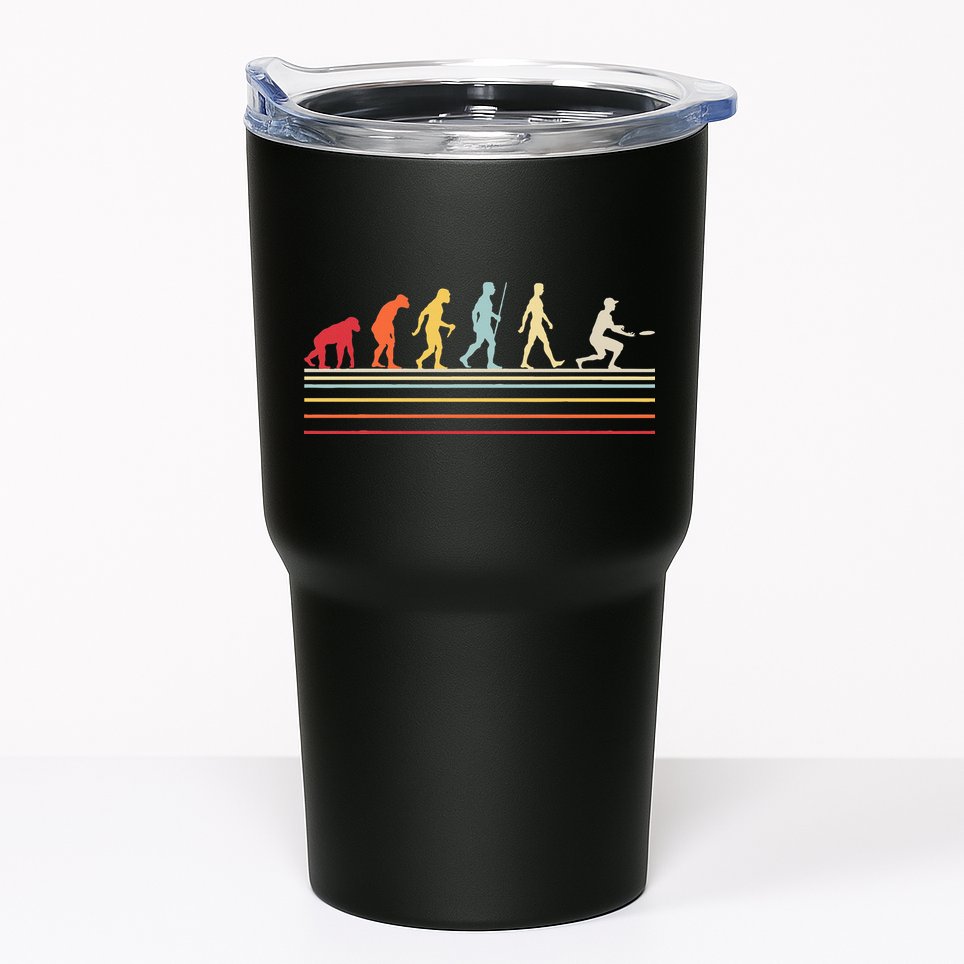 Funny Ultimate Frisbee Player Evolution Tumbler
