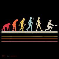 Funny Ultimate Frisbee Player Evolution Poster