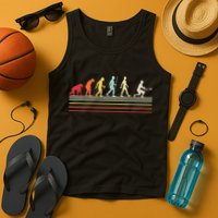Funny Ultimate Frisbee Player Evolution Tank Top