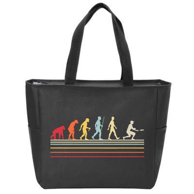 Funny Ultimate Frisbee Player Evolution Zip Tote Bag