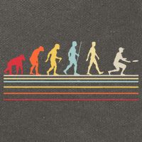 Funny Ultimate Frisbee Player Evolution Cotton Canvas Backpack