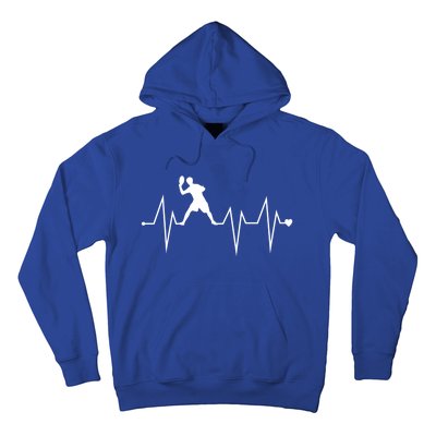 Funny Ultimate Frisbee Player Heartbeat Heart Pulse Rate Ekg Gift Hoodie