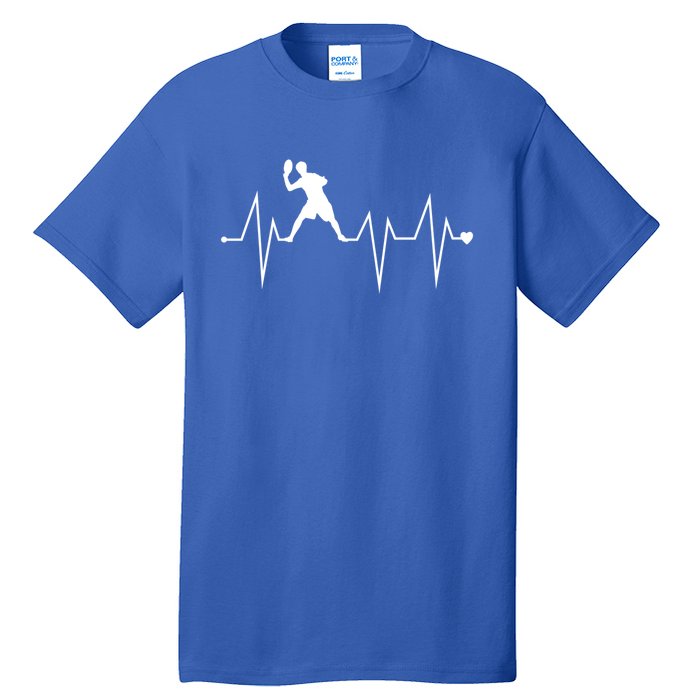 Funny Ultimate Frisbee Player Heartbeat Heart Pulse Rate Ekg Gift Tall T-Shirt