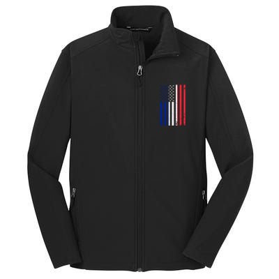 France Usa Flag Print Graphic Made In Usa With French Parts Gift Core Soft Shell Jacket