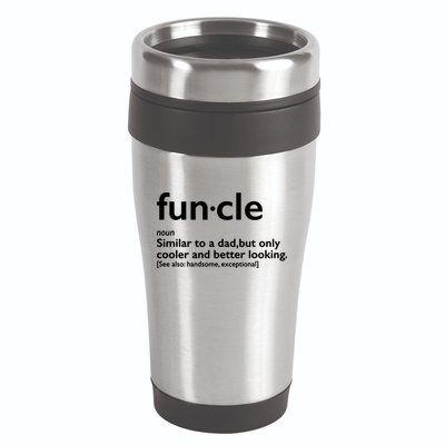 Funcle Uncle Funny 16oz Travel Tumbler