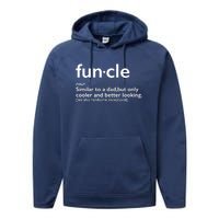 Funcle Uncle Funny Performance Fleece Hoodie