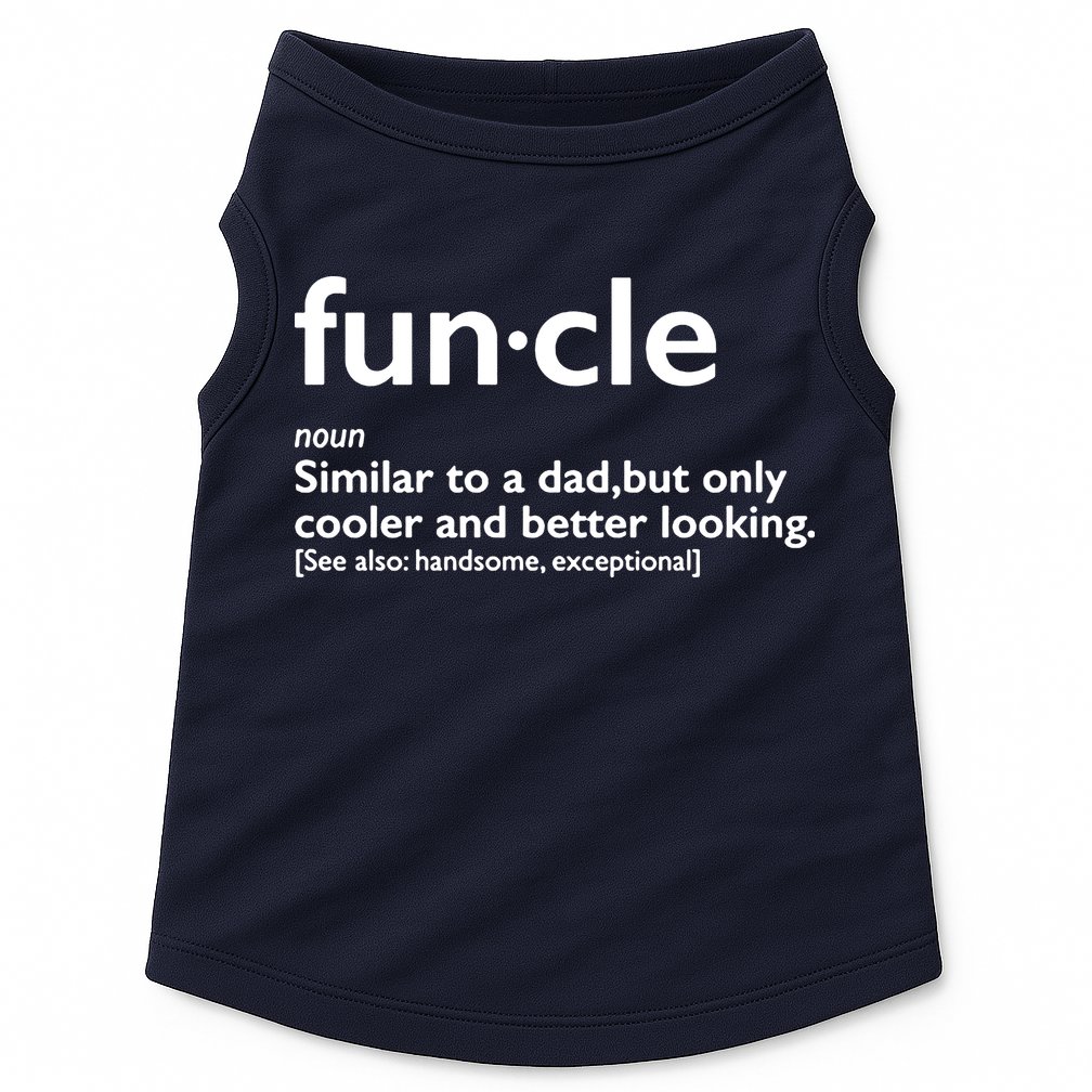 Funcle Uncle Funny Doggie Tank