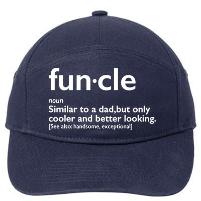 Funcle Uncle Funny 7-Panel Snapback Hat