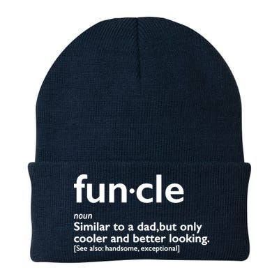 Funcle Uncle Funny Knit Cap Winter Beanie