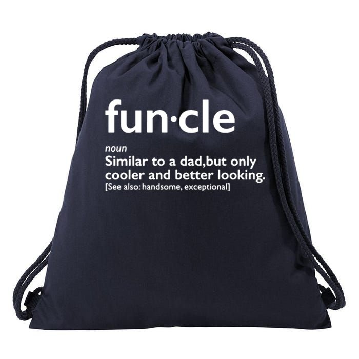 Funcle Uncle Funny Drawstring Bag