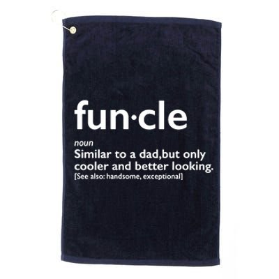 Funcle Uncle Funny Platinum Collection Golf Towel