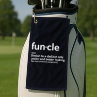 Funcle Uncle Funny Golf Towel