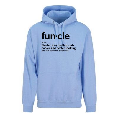 Funcle Uncle Funny Unisex Surf Hoodie