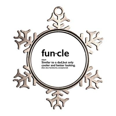 Funcle Uncle Funny Metallic Star Ornament