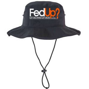 Fed Up Funny Logo Humor Spiritual Christian Legacy Cool Fit Booney Bucket Hat