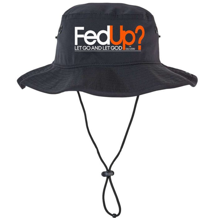 Fed Up Funny Logo Humor Spiritual Christian Legacy Cool Fit Booney Bucket Hat