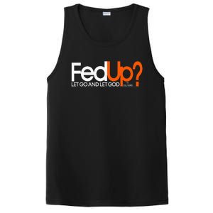 Fed Up Funny Logo Humor Spiritual Christian PosiCharge Competitor Tank