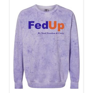 Fed Up Colorblast Crewneck Sweatshirt